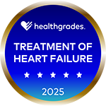 Healthgrades 5 Star Recipient - Treatment of Heart Failure